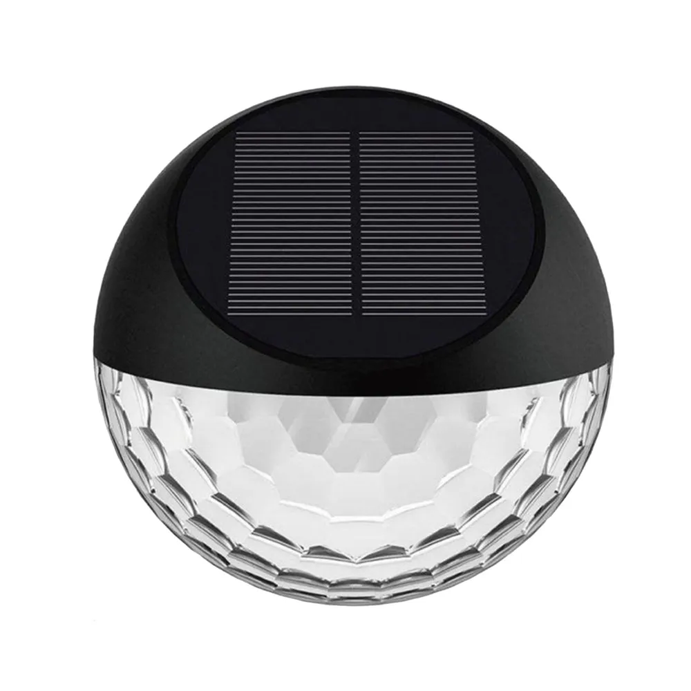 Aplica LED solara Puno, 4 lm, lumina rece, IP44, negru, IP44