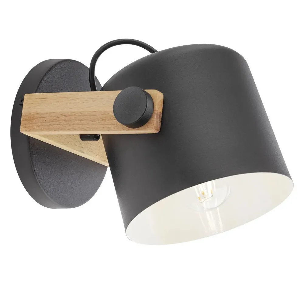 Aplica Pooh 01-2399, 1 x E27, negru, modern