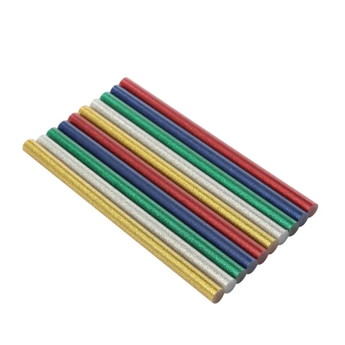 Bagheta adeziv cu sclipici, pentru lipire, Steinel Glitzer, 11 x 200 mm, set 10 bucati