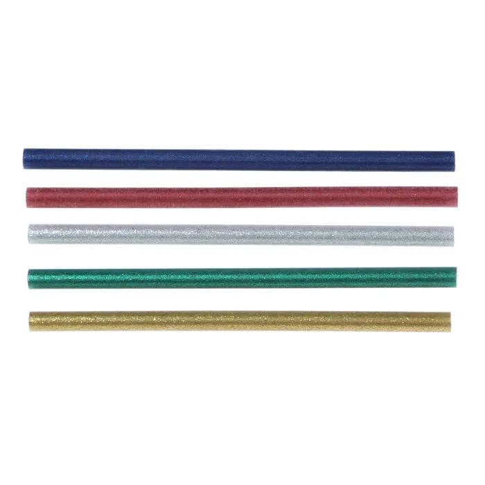 Bagheta adeziv cu sclipici, pentru lipire, Steinel Glitzer, 7 x 150 mm, set 16 bucati