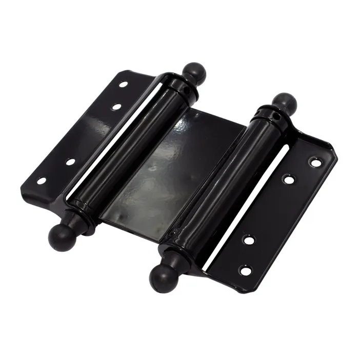 Balama batanta cu arc, pentru usi / porti, IFL 61940, otel, negru, 100 mm