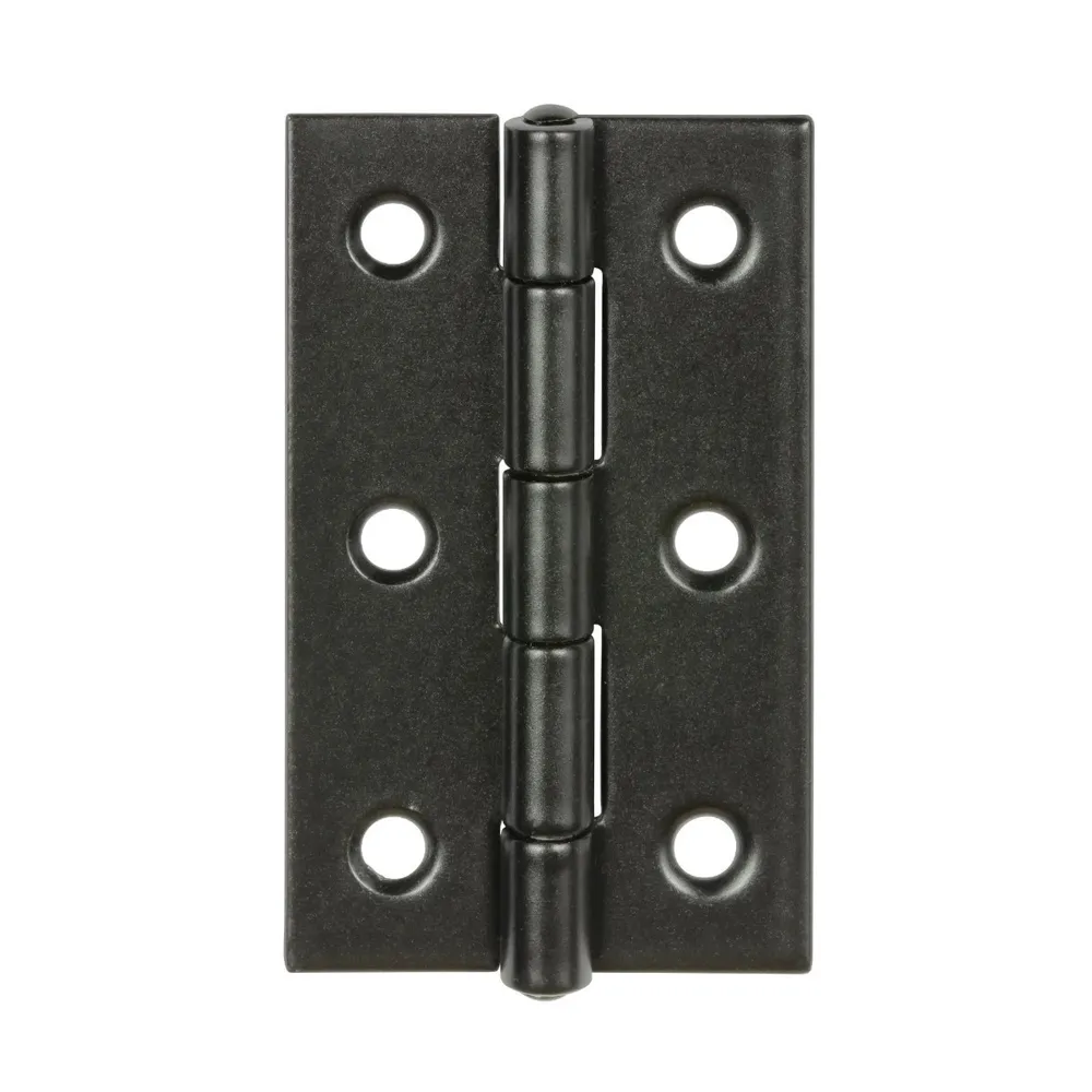 Balama cu aripi plane, pentru mobila, din otel, negru, Vormann, 60 x 34 mm