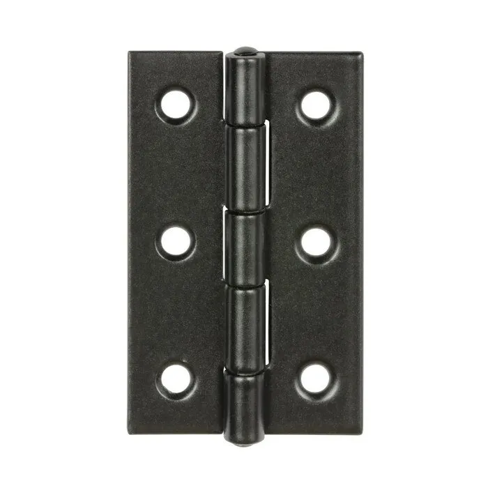 Balama cu aripi plane, pentru mobila, din otel, negru, Vormann, 60 x 34 mm