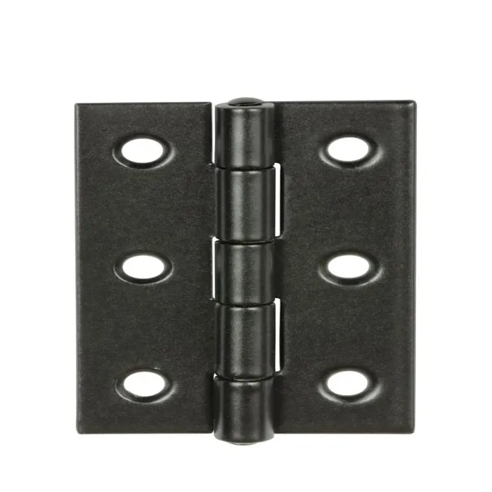 Balama cu aripi plane, pentru mobila, din otel, negru, Vormann, 80 x 80 mm