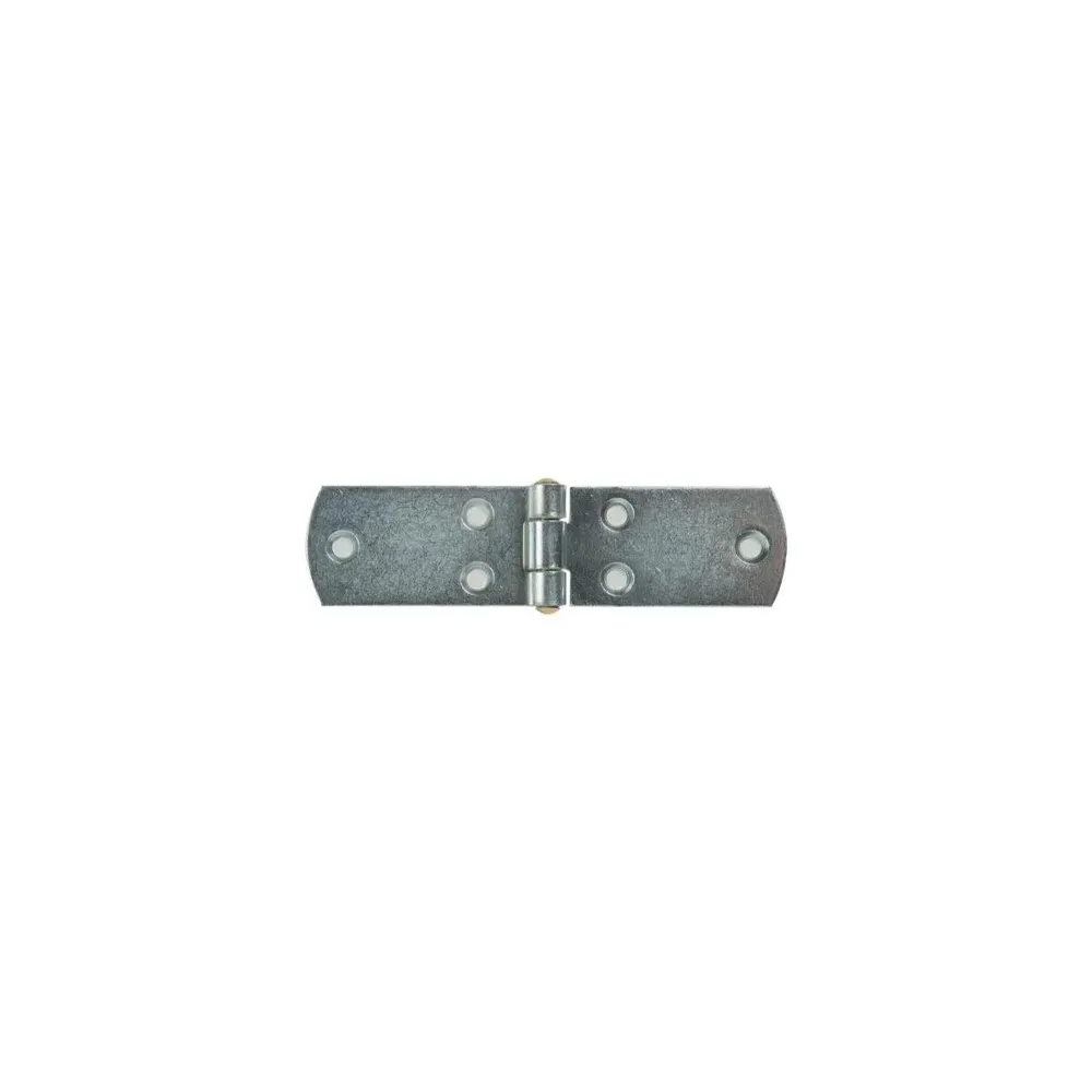 Balama cu aripi plane, pentru mobila, din tabla zincata, 120 x 30 mm