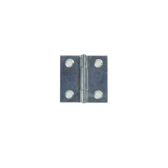Balama cu aripi plane, pentru mobila, din tabla zincata, 25 x 22 mm