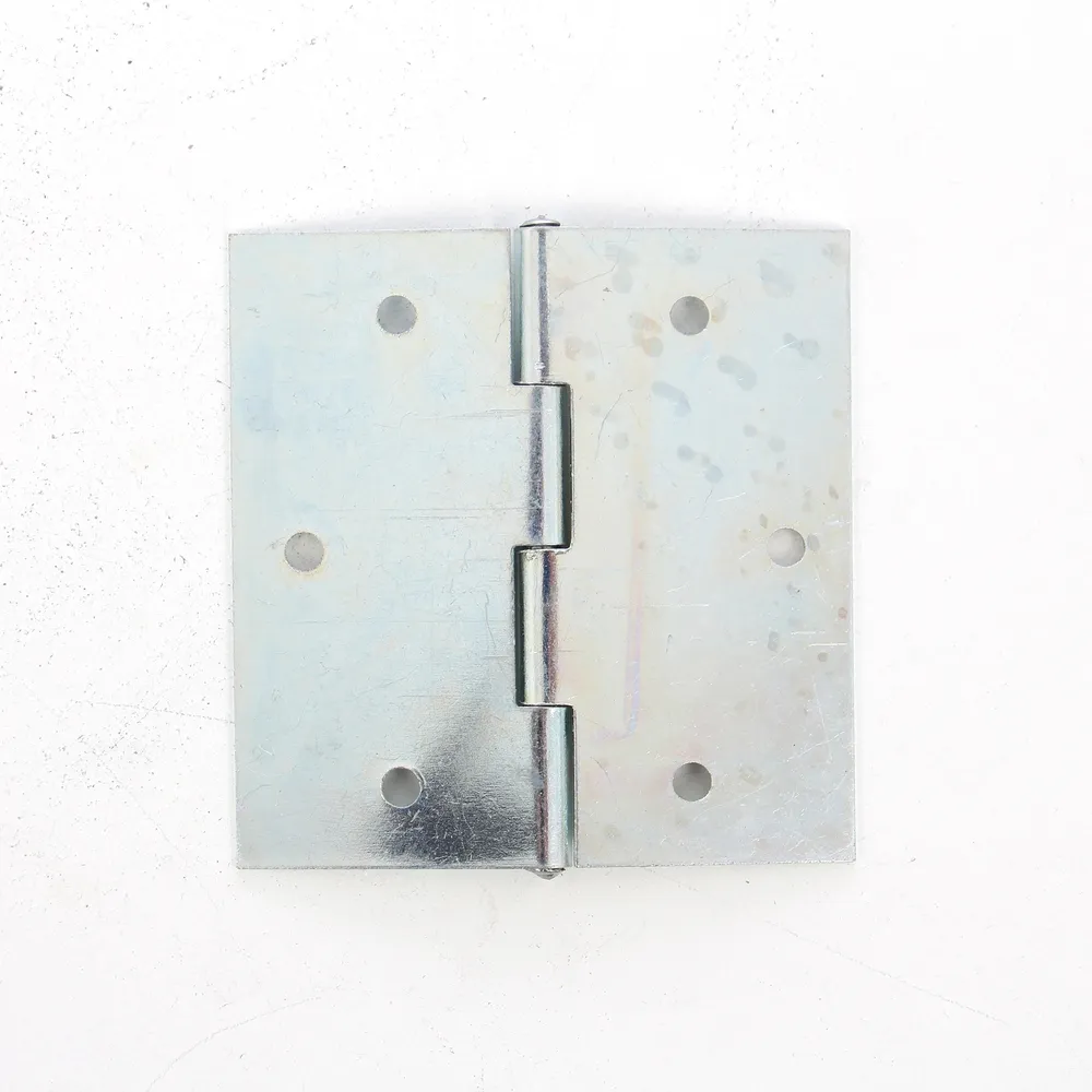 Balamale cu aripi plane, 75x75mm, set 2 bucati, zamac, finisaj zincat alb