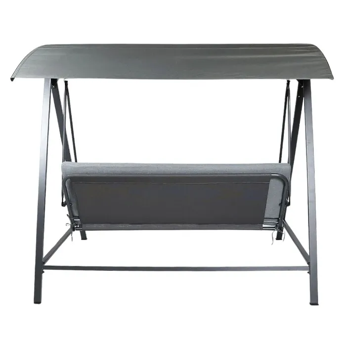 Balansoar gradina, 3 persoane, Grandio Mob Lisa, structura metal, gri, 206 x 122 x 174 cm — imaginea 4