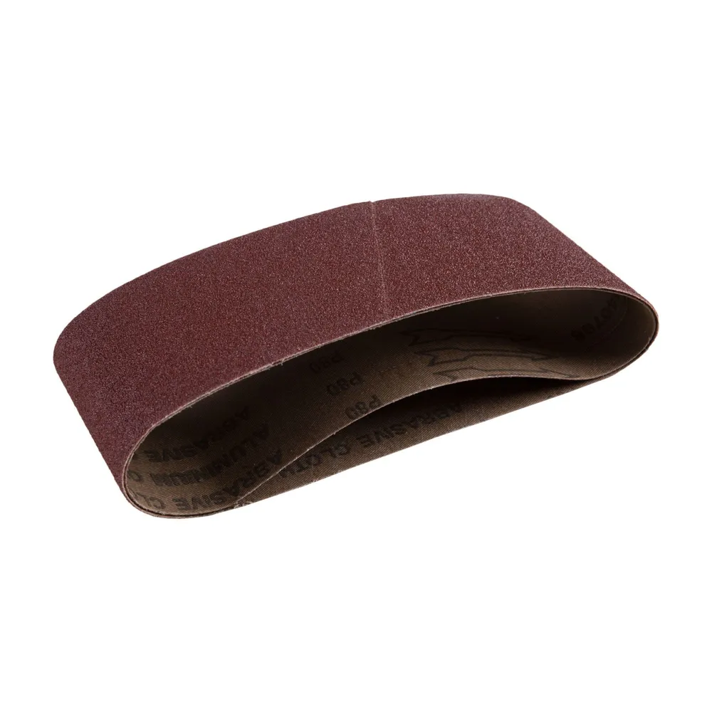 Banda abraziva Dexter, pentru slefuitor cu banda, 75 x 457 mm, granulatie 120 (set 2 buc)
