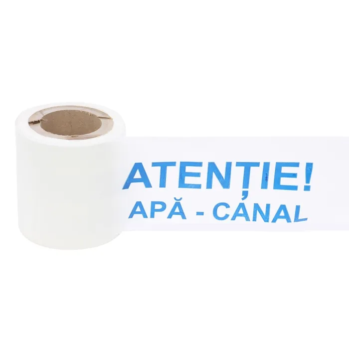 Banda avertizare apa-canal, 0.15 x 100 m