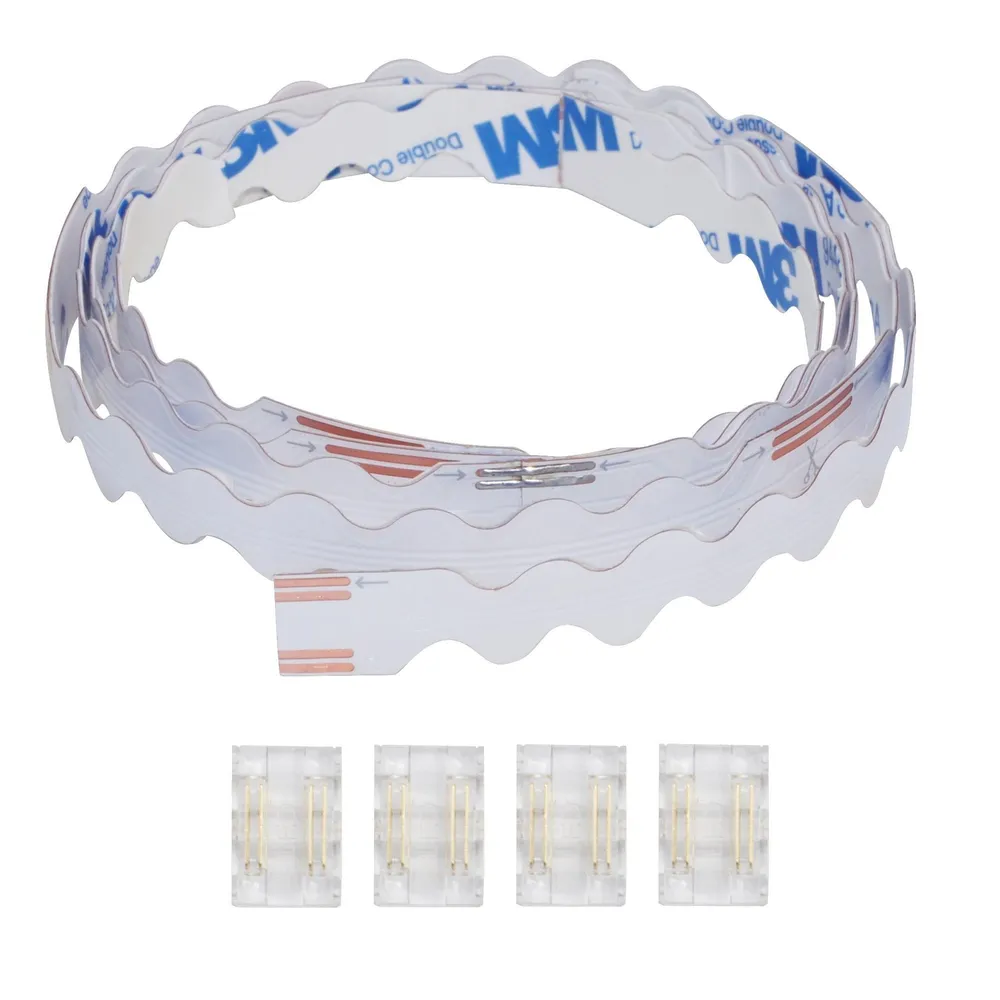 Banda LED 1m + 4 conectori Cutflexi