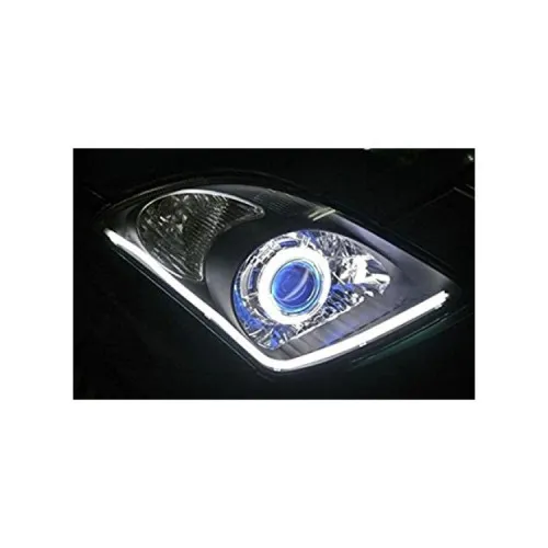 Banda LED DRL flexibila 30cm 12V lumina alba set 2 bucati