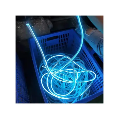 Banda led neon flex 5 metri 10w pe metru 12v pentru iluminare auto — imaginea 5