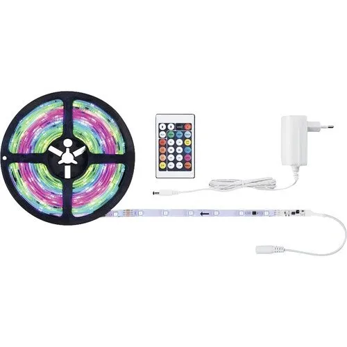 Banda LED RGB Paulmann SimpLED Motion 7, 5m 15W, incl. telecomanda & alimentator