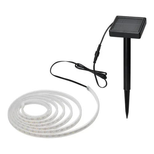 Banda LED RGB solara 0, 2W, lumina calda, protectie la umiditate IP44