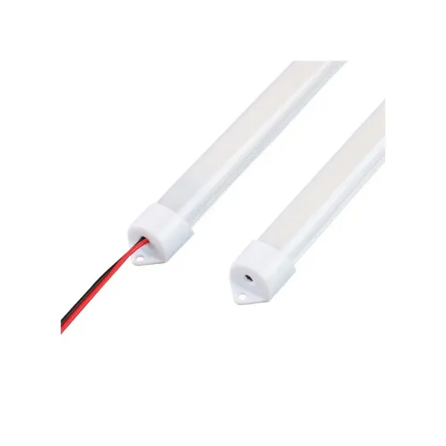 Banda led rigida 5730 korea chip cu profil 886AL , 1m 12V lumina Alb 6000k 18W