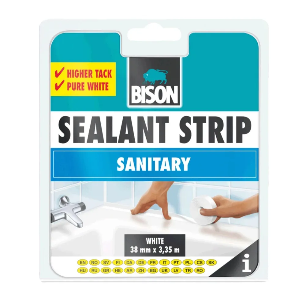 Banda pentru etansare, Bison Sanitary, silicon, 38 mm x 3.35 m