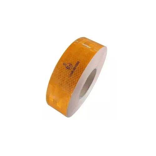 Banda reflectorizanta galbena tip fagure 5cm x 45.7m omologata U.E.