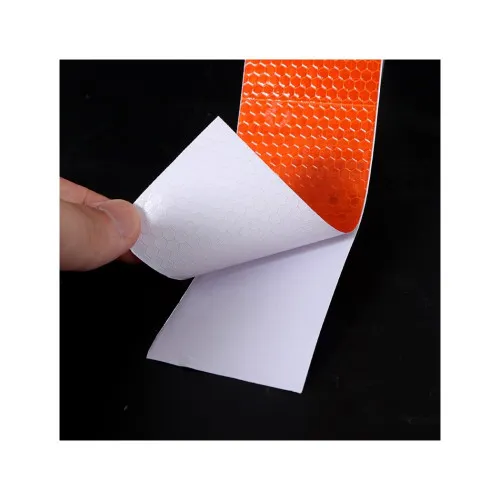 Banda reflectorizanta tip fagure culoare Rosie 5cmx25m — imaginea 4