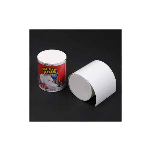 Banda rezistenta la apa Super Adeziva Flex Tape culoare alb 10cmx1,5m — imaginea 2