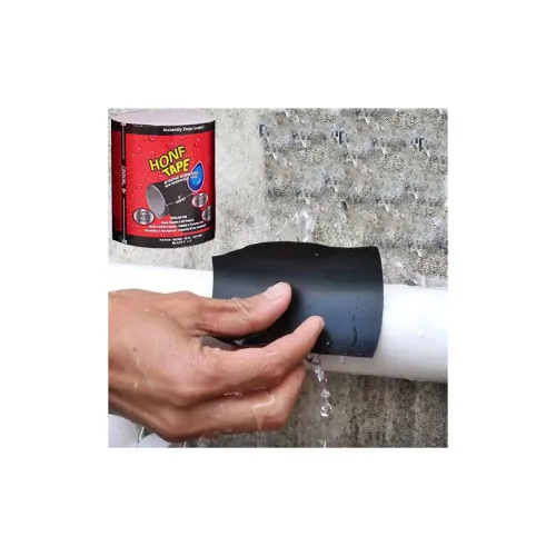 Banda rezistenta la apa Super Adeziva Flex Tape culoare negru 10cmx1,5m — imaginea 3