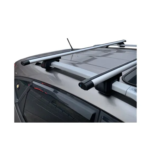 Bara portbagaj universala transversala aluminiu cu cheie 120cm — imaginea 2