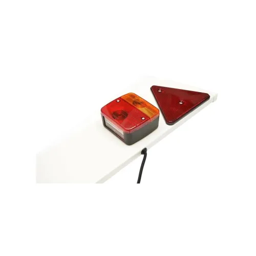 Bara remorca cu lampi LED SMD 12V 1.22m, cablu 6m, mufa 7 pini — imaginea 2