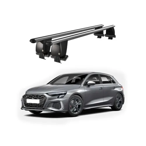 Bare transversale portbagaj auto aluminiu compatibile plafon neted Audi A3 8Y Sportback 2020-> argintii sau negre Kit-105