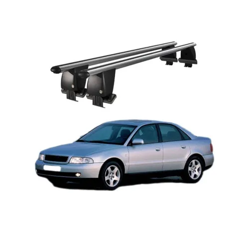 Bare transversale portbagaj auto aluminiu compatibile plafon neted Audi A4 B6 8E 8H 2000-2004 argintii sau negre Kit-101