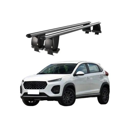 Bare transversale portbagaj auto aluminiu compatibile plafon neted Chery Tiggo 3X 2016-> argintii sau negre Kit-101