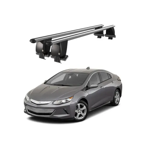 Bare transversale portbagaj auto aluminiu compatibile plafon neted Chevrolet Volt 2010-2015 argintii sau negre Kit-103