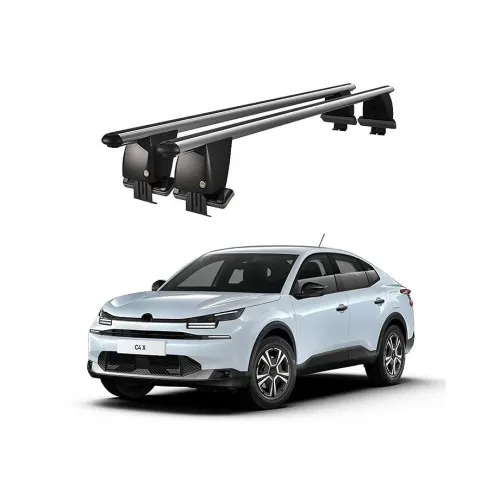 Bare transversale portbagaj auto aluminiu compatibile plafon neted Citroen C4X E C4X E43 2022-> argintii sau negre Kit-105