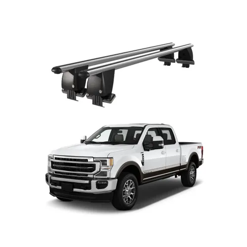 Bare transversale portbagaj auto aluminiu compatibile plafon neted Ford F250 2015-> argintii sau negre Kit-108