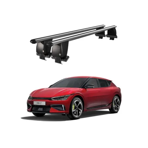 Bare transversale portbagaj auto aluminiu compatibile plafon neted Kia EV6 2021-> argintii sau negre Kit-103