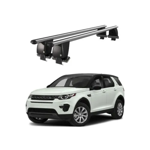 Bare transversale portbagaj auto aluminiu compatibile plafon neted Land Rover Discovery Sport 2 2019-> argintii sau negre Kit-101