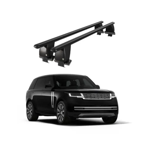 Bare transversale portbagaj auto aluminiu compatibile plafon neted Land Rover Range Rover L406 2021-> argintii sau negre Kit-101 — imaginea 2