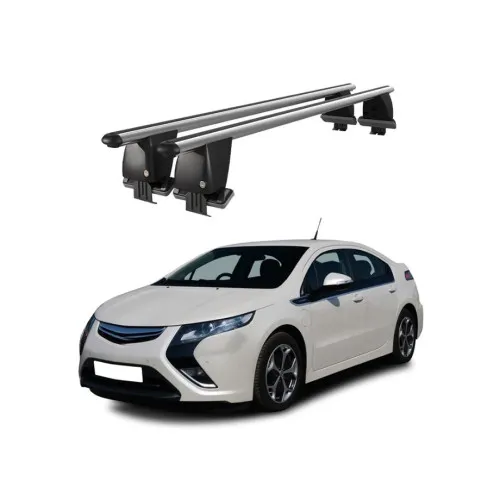 Bare transversale portbagaj auto aluminiu compatibile plafon neted Opel Ampera 2012-> argintii sau negre Kit-103