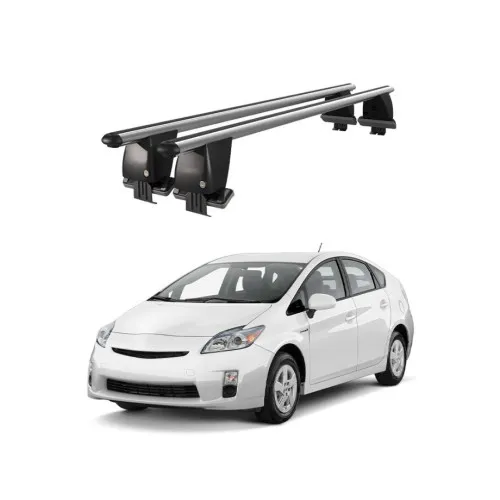 Bare transversale portbagaj auto aluminiu compatibile plafon neted Toyota Prius III XW30 2009-2015 argintii sau negre Kit-108