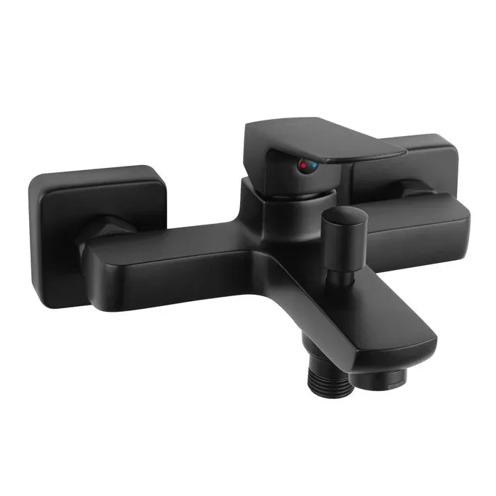 Baterie baie pentru cada / dus, Ferro Lippi BLP1EABL, montaj aplicat, monocomanda, finisaj negru