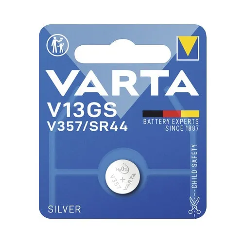 Baterie buton Varta V13GS/V357 1, 55V 155mAh