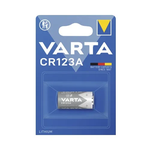 Baterie Varta CR123A 3V 1480mAh