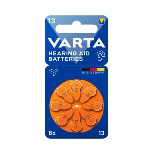 Baterii aparat auditiv Varta 13 1, 45V, pachet 8 bucati