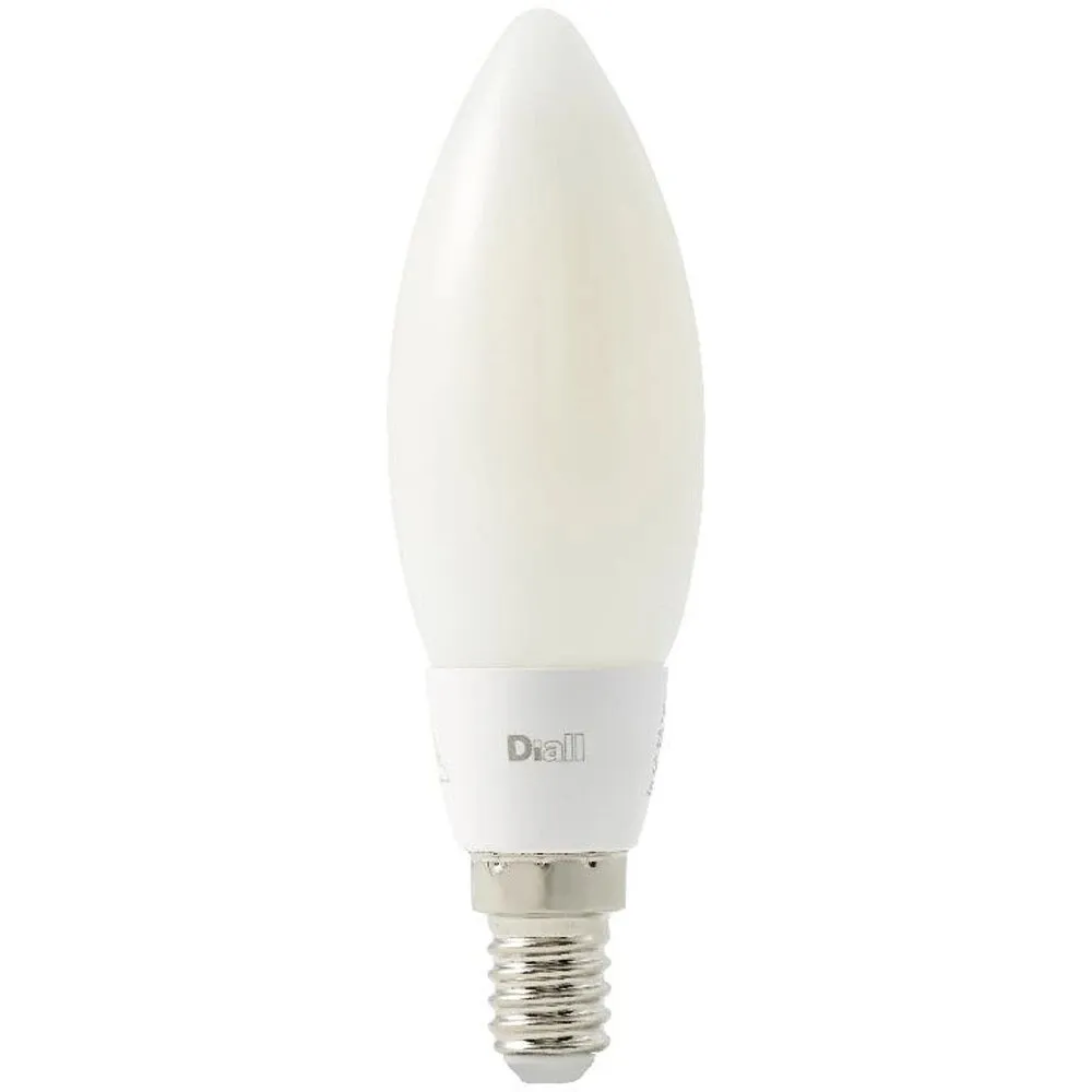 Bec LED C35 DIALL, E14, 4.8W, 650lm, 4000K