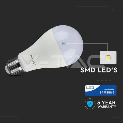 Bec LED Cip SAMSUNG 12W E27 A++ A65 Plastic 4000K — imaginea 2