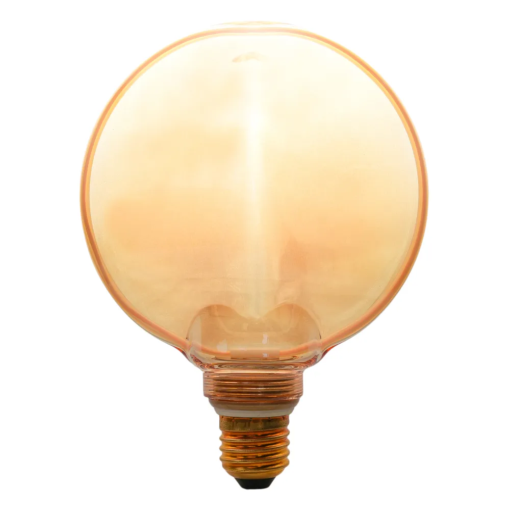 Bec Led decorativ G130 AMBER 4W dimabil E27 170lm 1800k
