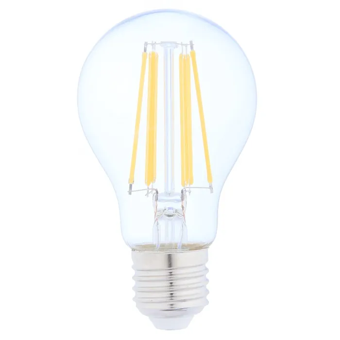 Bec LED filament Hoff clasic A60 E27 10W 1380lm lumina rece 6500 K