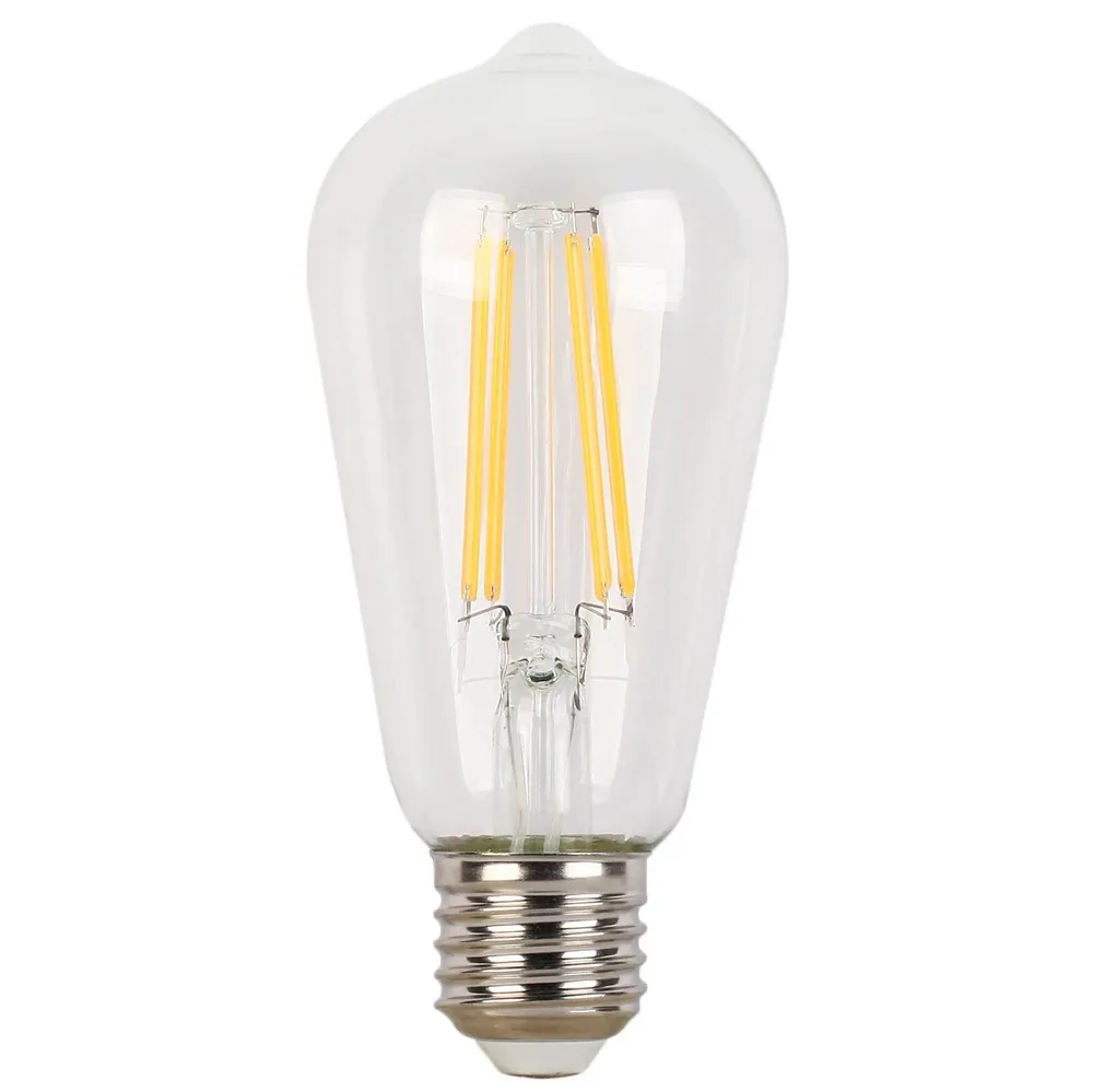 Bec LED filament Hoff clasic ST58 E27 4 W 560 lm lumina calda 2700 K