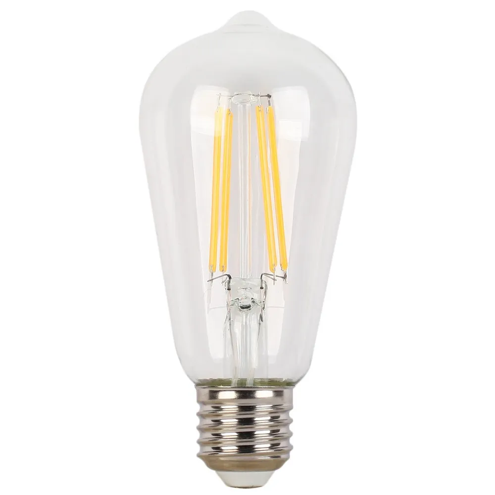 Bec LED filament Hoff clasic ST58 E27 4 W 560 lm lumina calda 2700 K