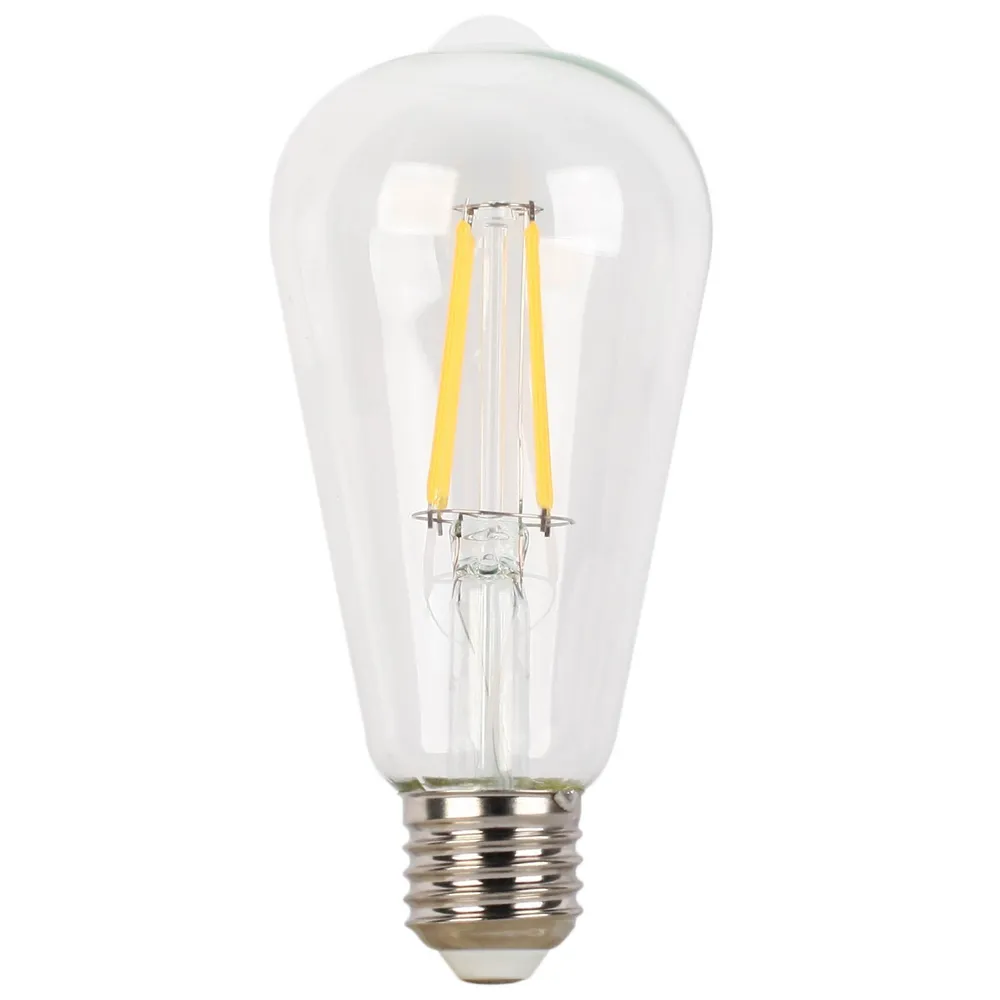Bec LED filament Hoff clasic ST64 E27 8 W 960 lm lumina calda 2700 K
