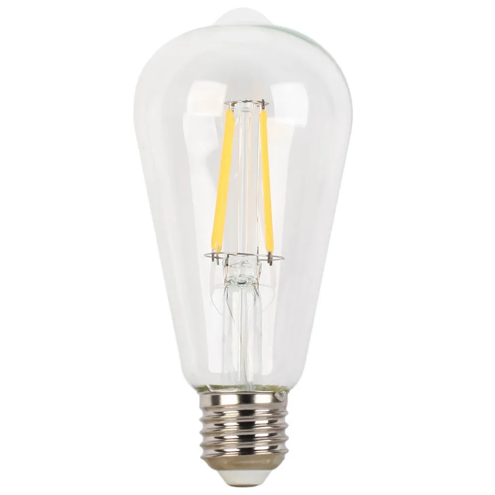 Bec LED filament Hoff clasic ST64 E27 8 W 960 lm lumina calda 2700 K